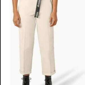 NWT Cream/white Cargo Dickies Pants